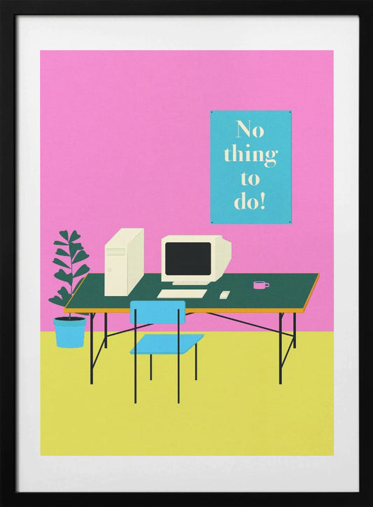 Nothing To Do - Art Print by Rosi Feist