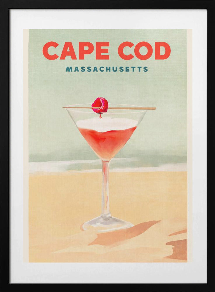 Cape Cod Cocktail Tall Poster - Art Print by The Whiskey Ginger