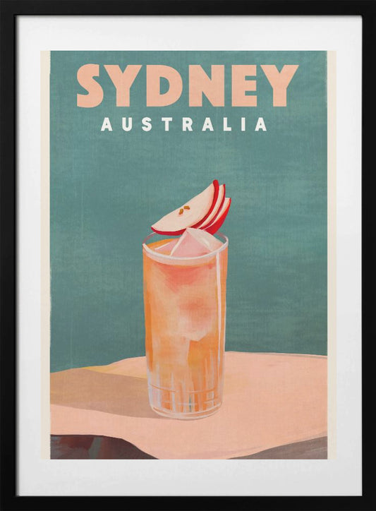 Sydney Australia Cocktail Bar Decor - Art Print by The Whiskey Ginger