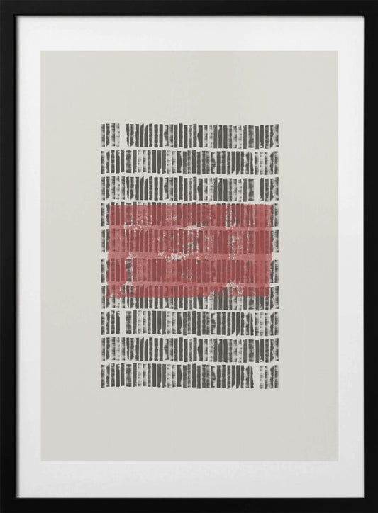 Crimson Code - Art Print by THE MIUUS STUDIO