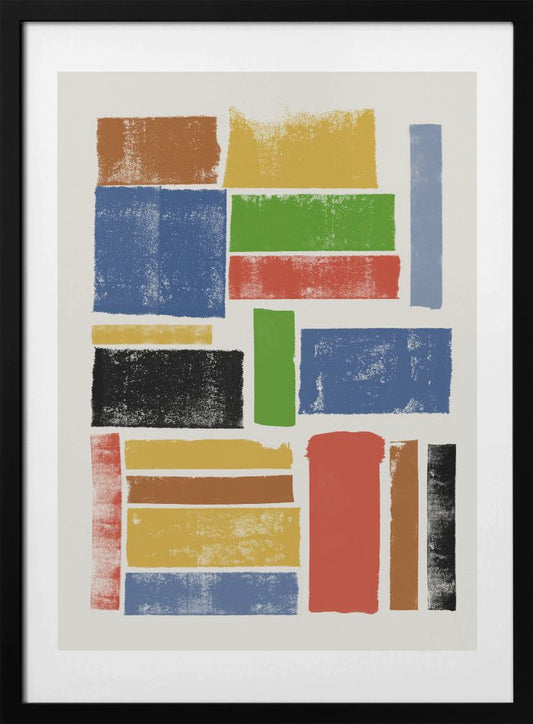 Color Block Harmony - Art Print by THE MIUUS STUDIO