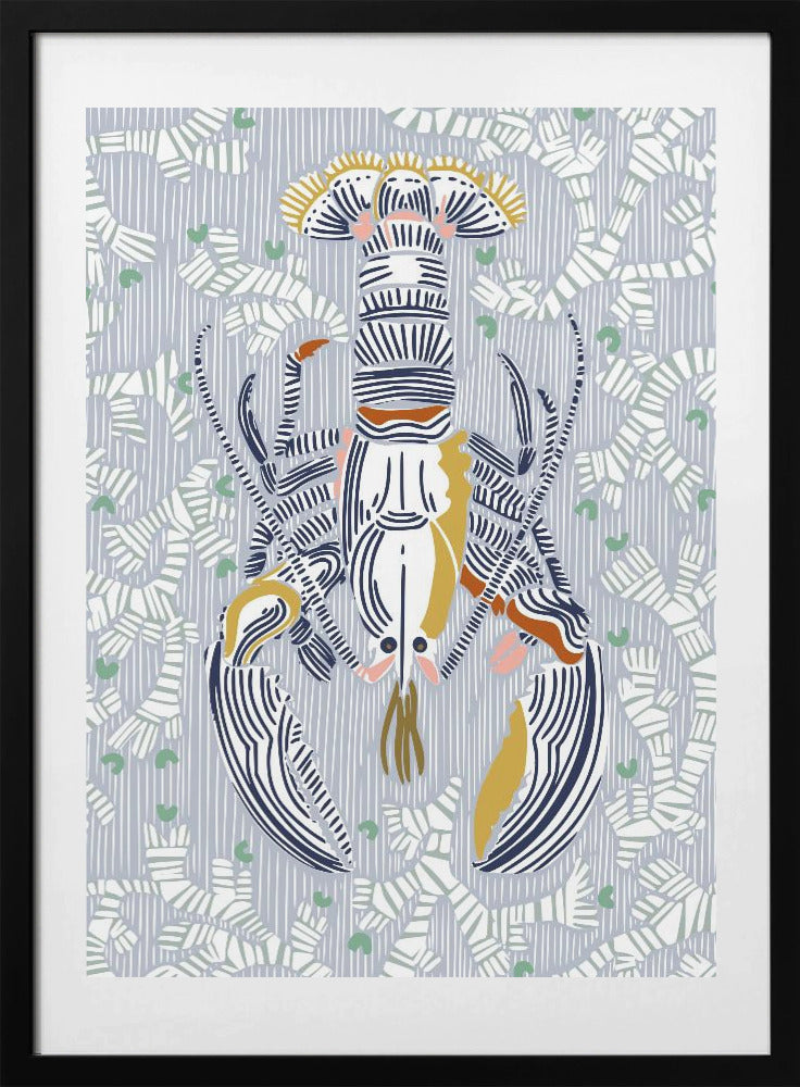 Crustacean Core grey - Art Print by Annick