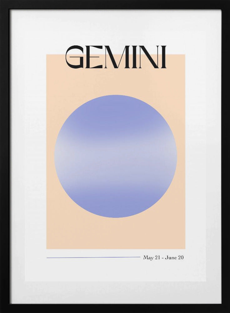 Gemini - Art Print by Anne-Marie Volfova