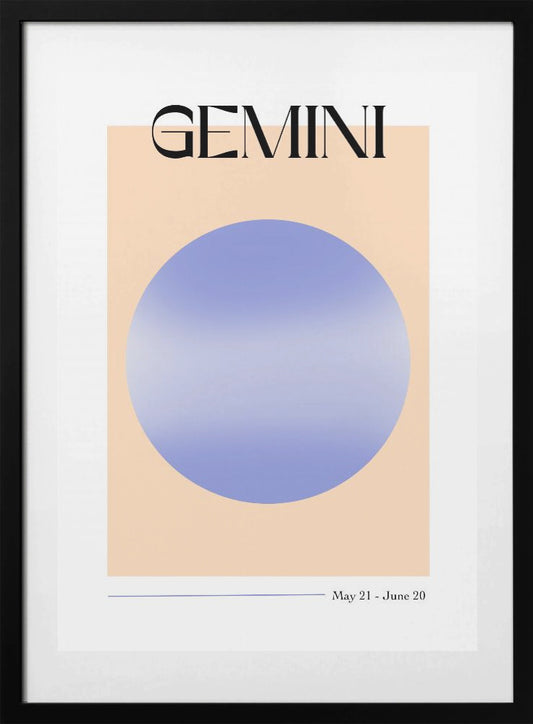 Gemini - Art Print by Anne-Marie Volfova