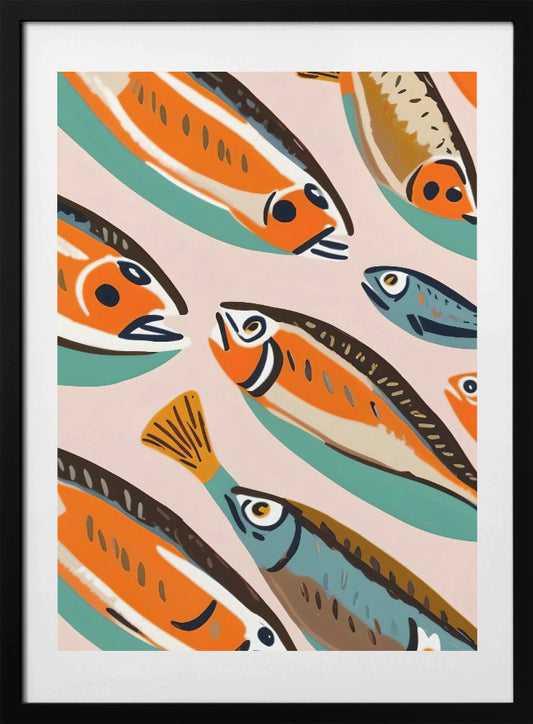 Sardines - Art Print by Uma Gokhale