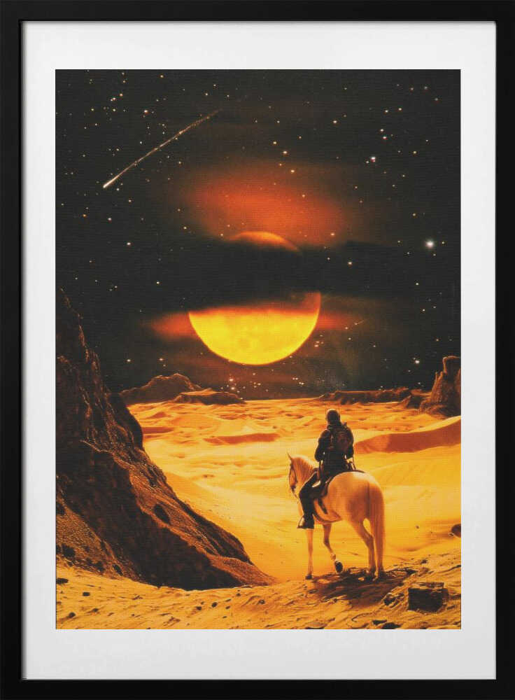 Western Space Adventure - Art Print by Taudalpoi