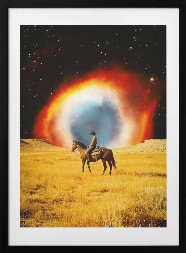 Nebula Cowboy - Art Print by Taudalpoi