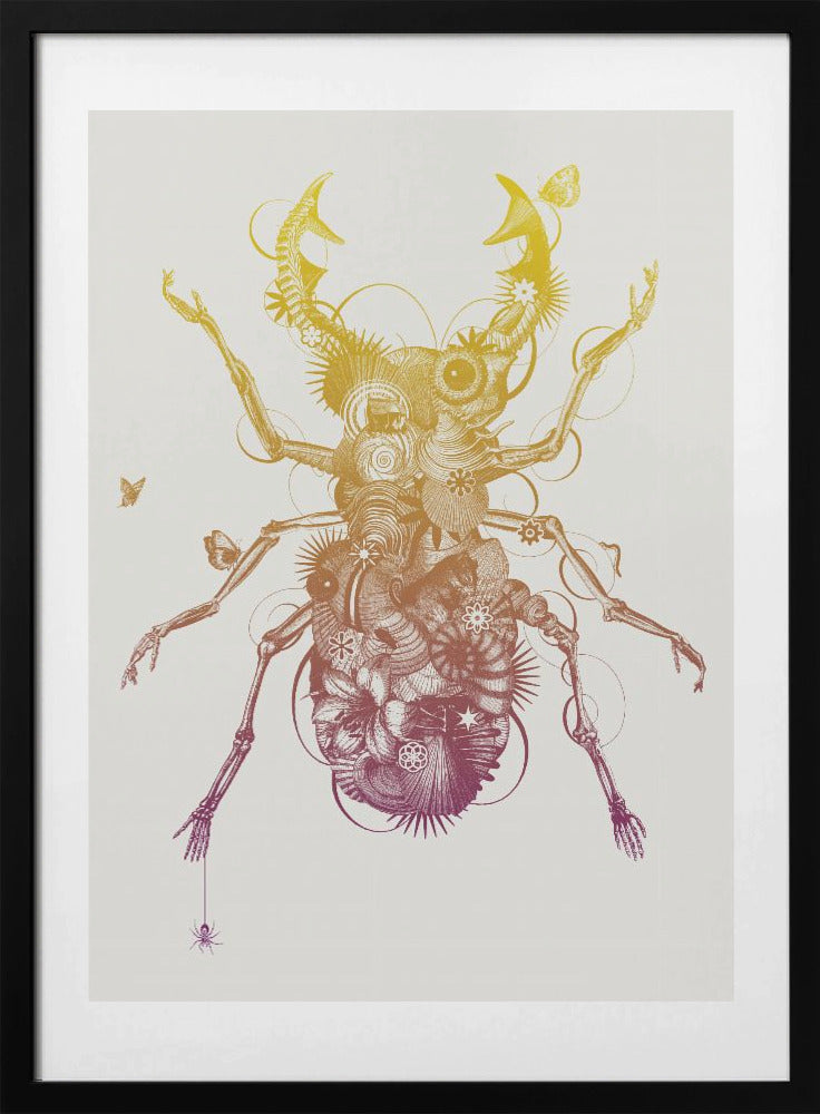 Stagbeetle - Art Print by Jaco Putker