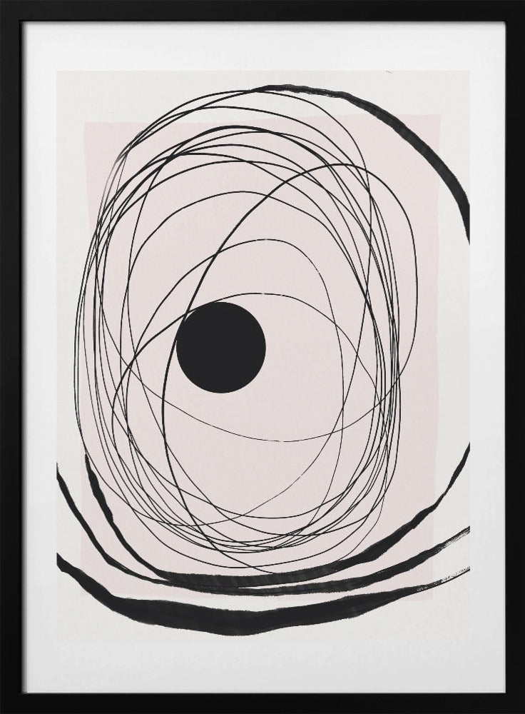 Chaotic Orbit - Art Print by Little Dean