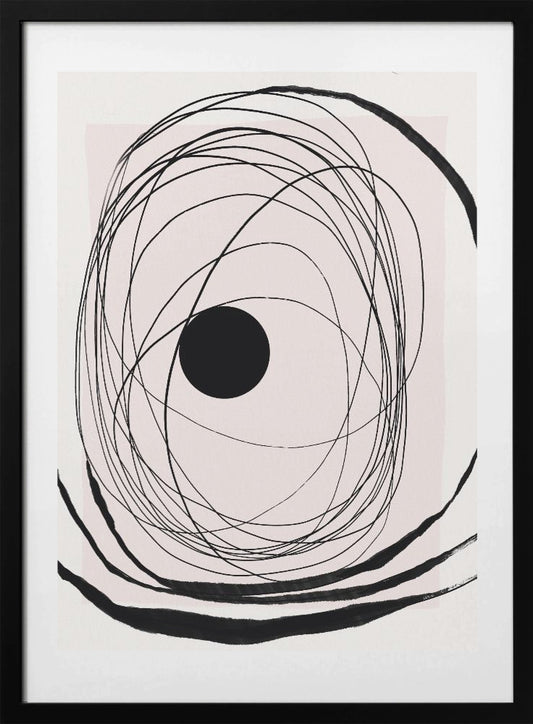 Chaotic Orbit - Art Print by Little Dean