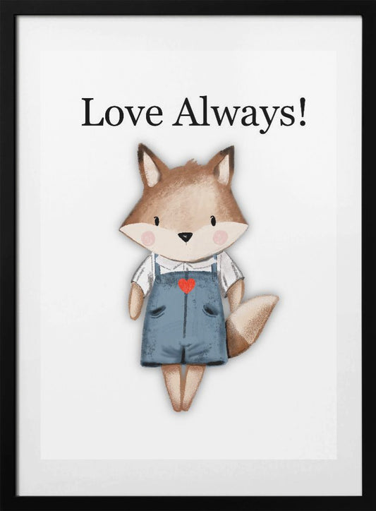 Love Always! - Art Print by Saba Rauf