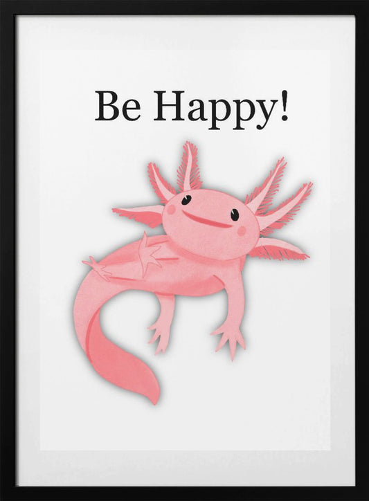 Be Happy! - Art Print by Saba Rauf