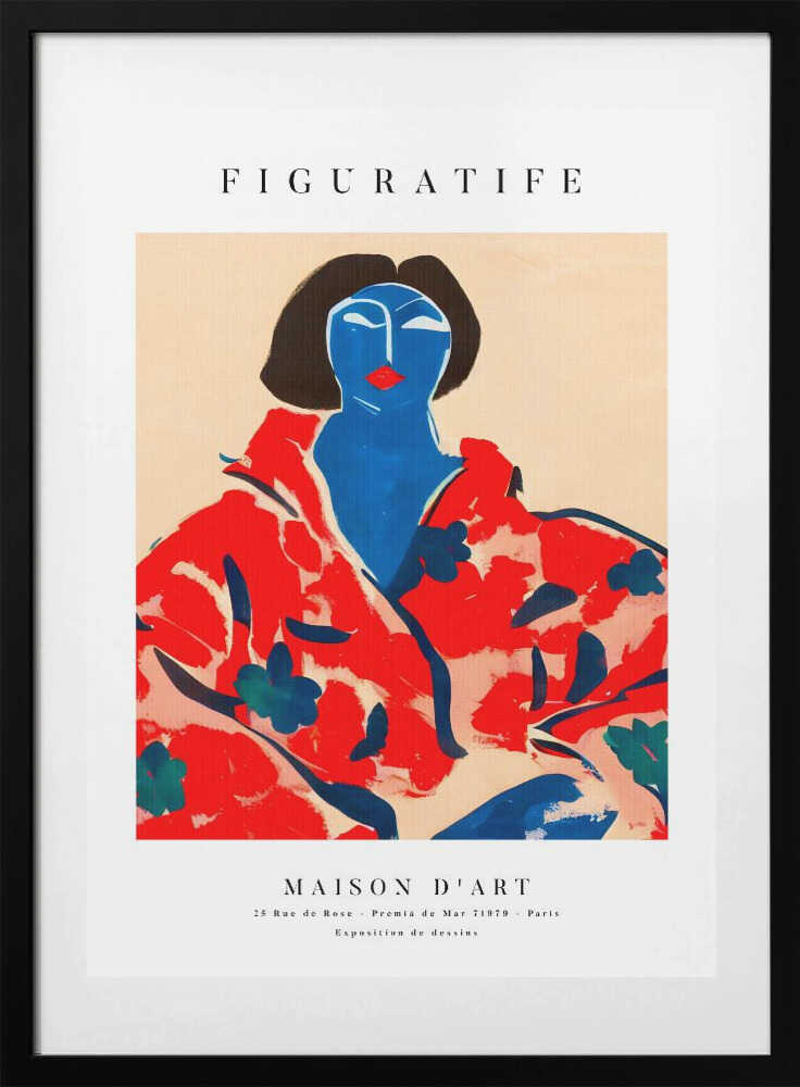 Poster Portrait Series 01 - Art Print by The Printable Studio