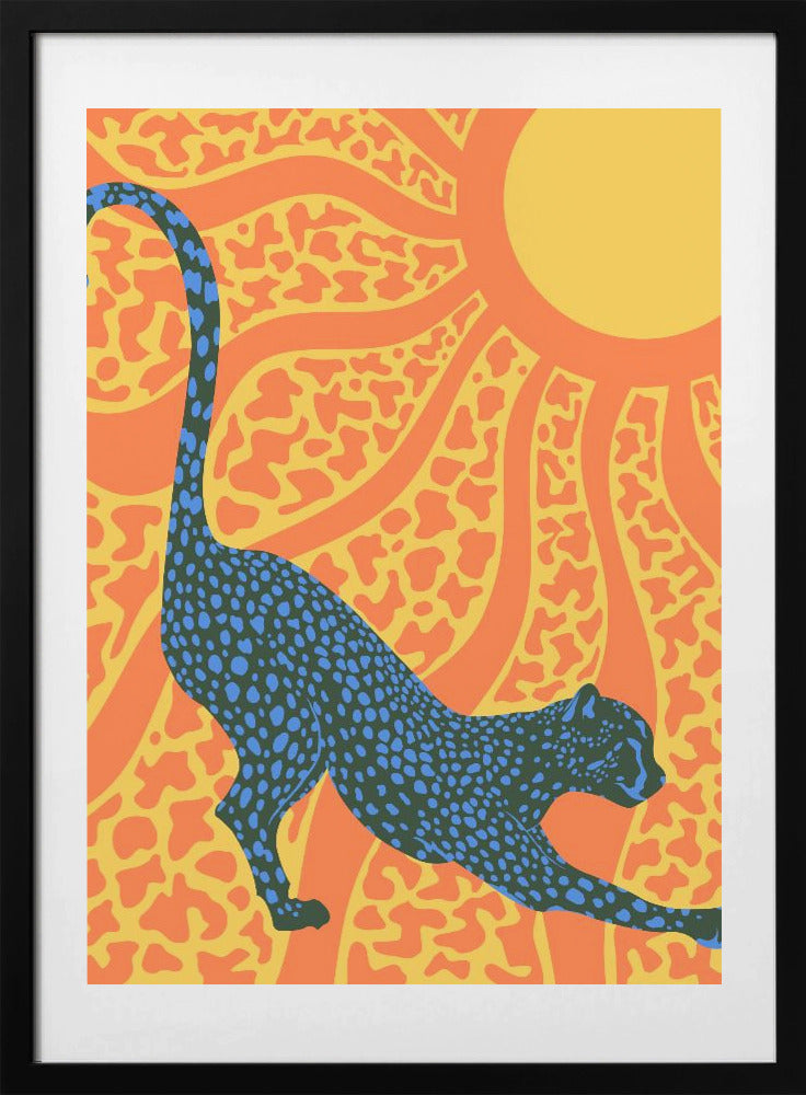 Sunny Stripes - Art Print by Kintsugi99