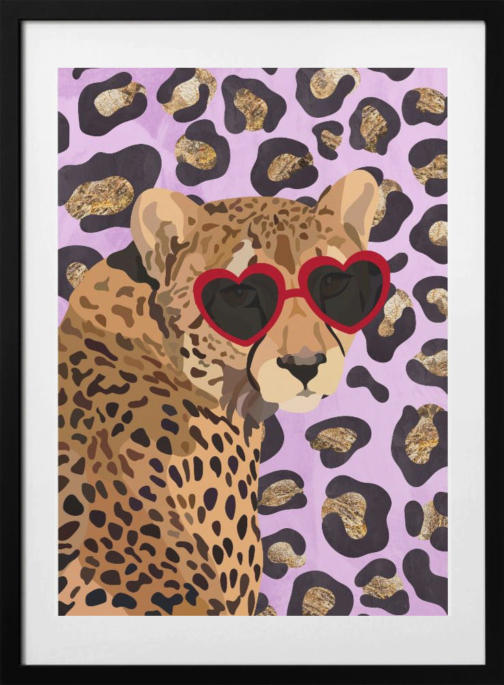 Leopard Print Pink - Art Print by Sarah Manovski