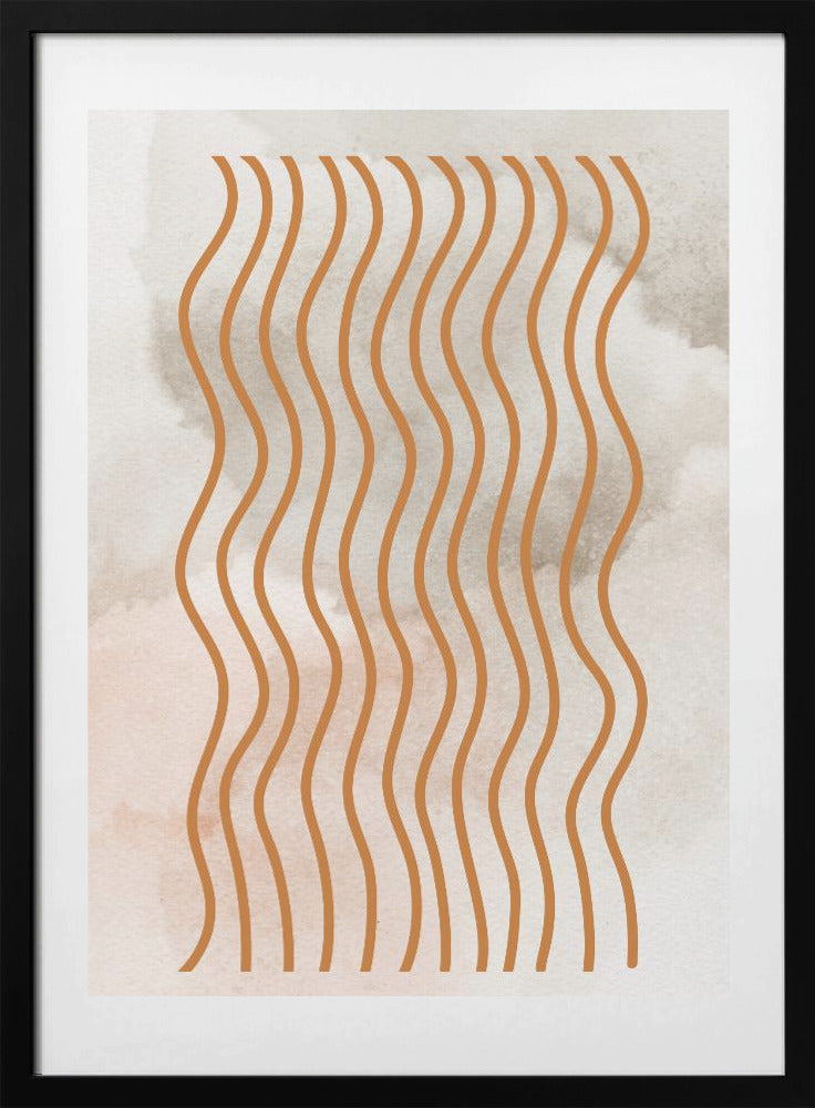 Curved Line Harmony - Art Print by THE MIUUS STUDIO