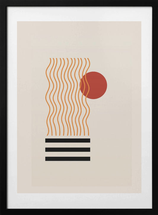 Solar Waveforms - Art Print by THE MIUUS STUDIO