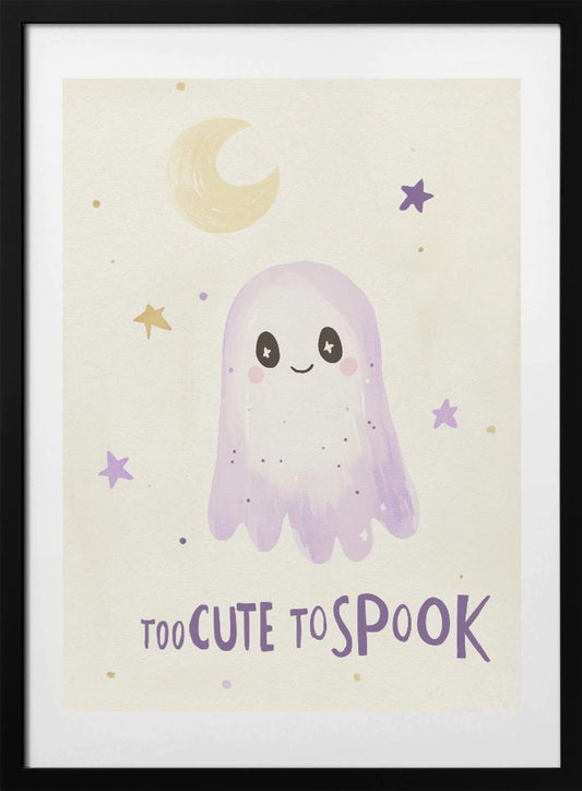 Adorable Ghost Night - Art Print by Treechild