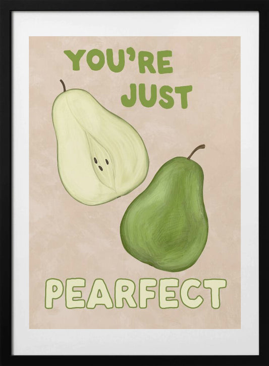 Pearfect - Art Print by EMELIEmaria