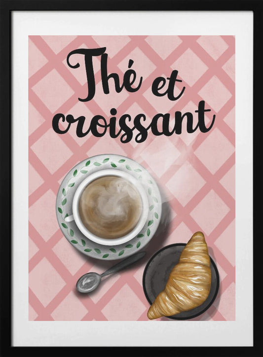 The Et Croissant - Art Print by EMELIEmaria