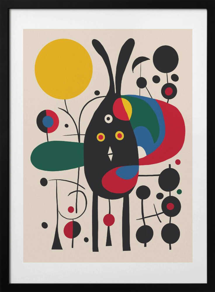 Surreal bunny - Art Print by Little Dean