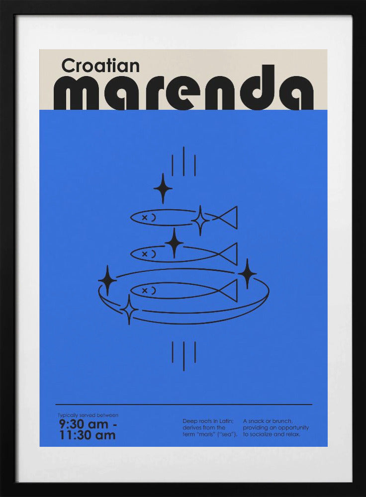 Croatian Marenda - Art Print by Paulina Budka