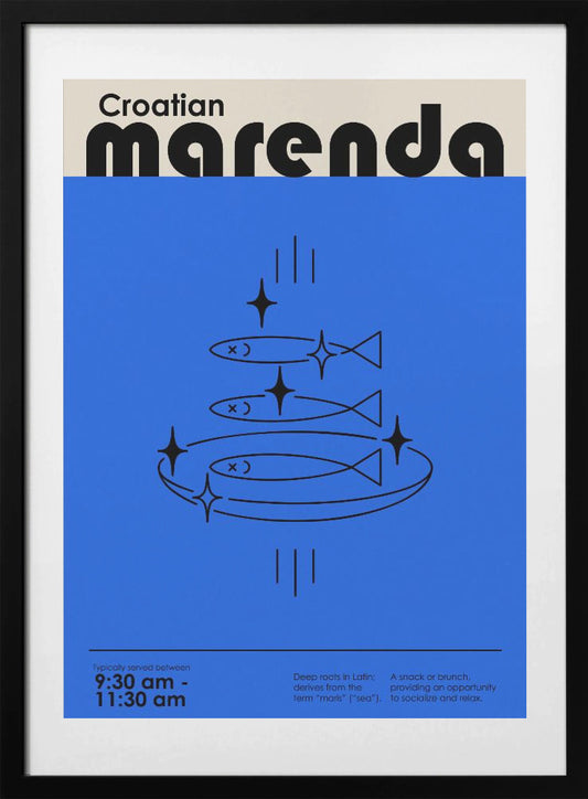 Croatian Marenda - Art Print by Paulina Budka