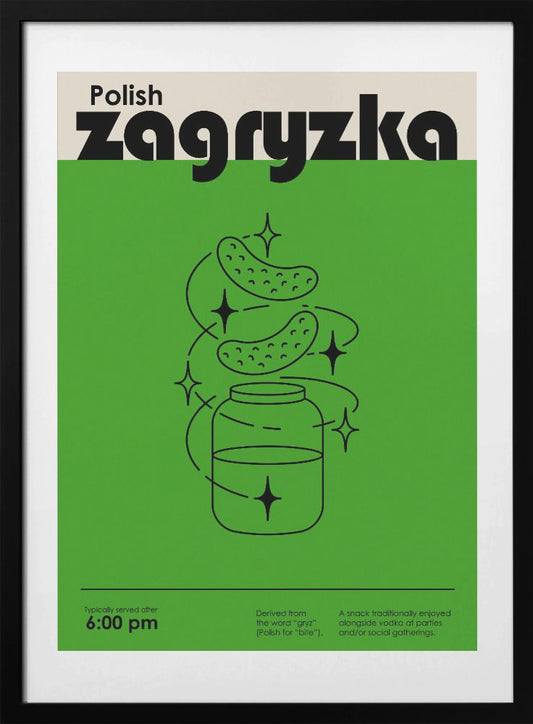 Polish Zagryzka - Art Print by Paulina Budka