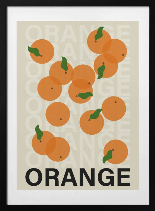 Orange - Art Print by Paulina Budka