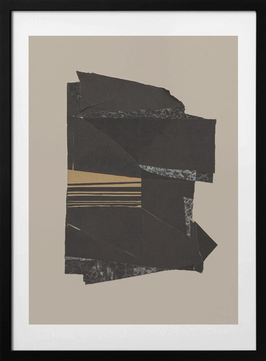 Fragmented Layers - Art Print by THE MIUUS STUDIO