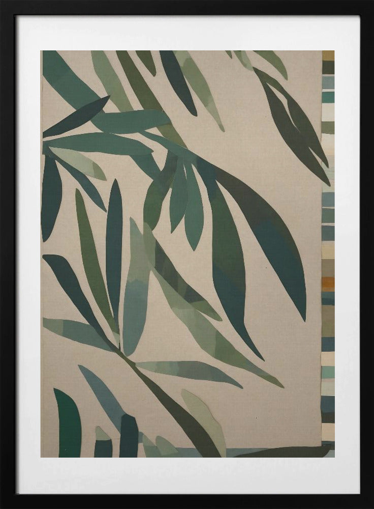 Leafy Mosaics - Art Print by THE MIUUS STUDIO