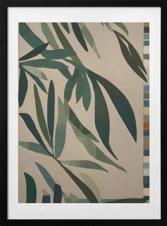 Leafy Mosaics - Art Print by THE MIUUS STUDIO