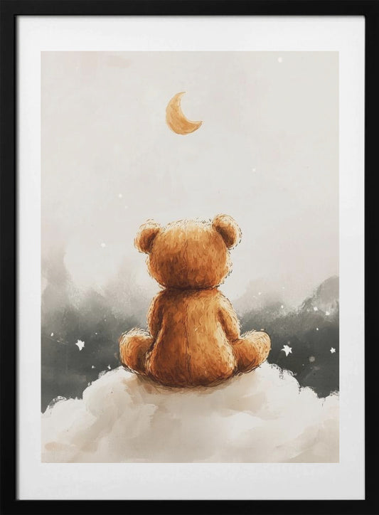 Moonlit Bear Dreams - Art Print by Treechild