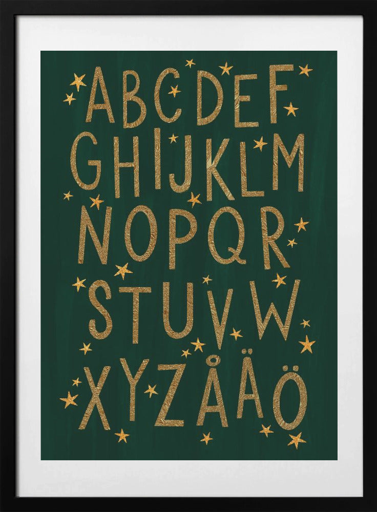 Magical ABC (Swedish) - Art Print by EMELIEmaria