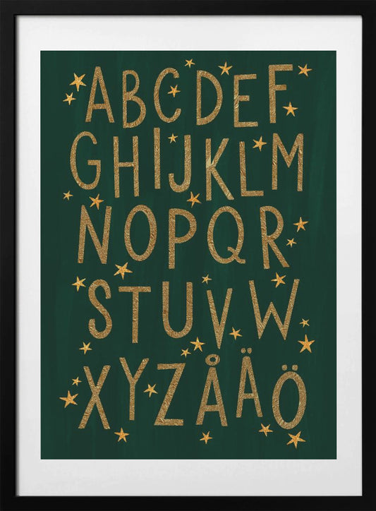 Magical ABC (Swedish) - Art Print by EMELIEmaria