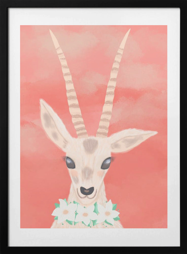 Tranquil Oryx - Art Print by Aliya Putrus