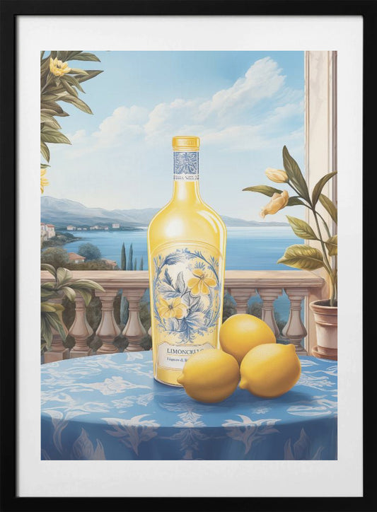 Limoncello Liquore Di Limone - Art Print by Andreas Magnusson