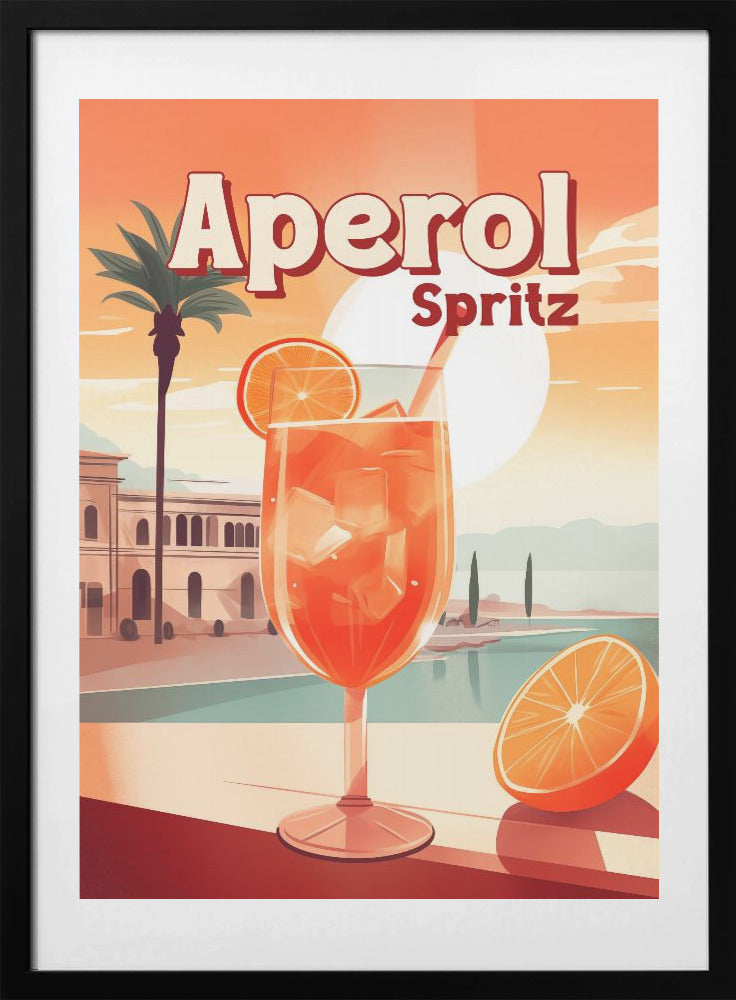 Aperol Spritz Tropical - Art Print by Andreas Magnusson