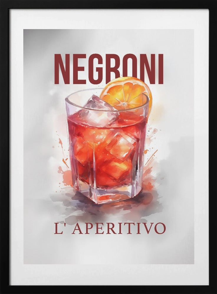 Negroni - Art Print by Andreas Magnusson
