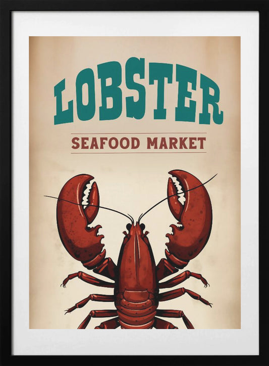 Lobster Seafood Market - Art Print by Andreas Magnusson