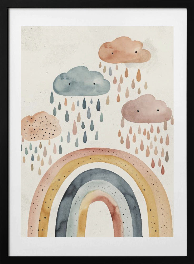 Playful Rainbows - Art Print by Treechild