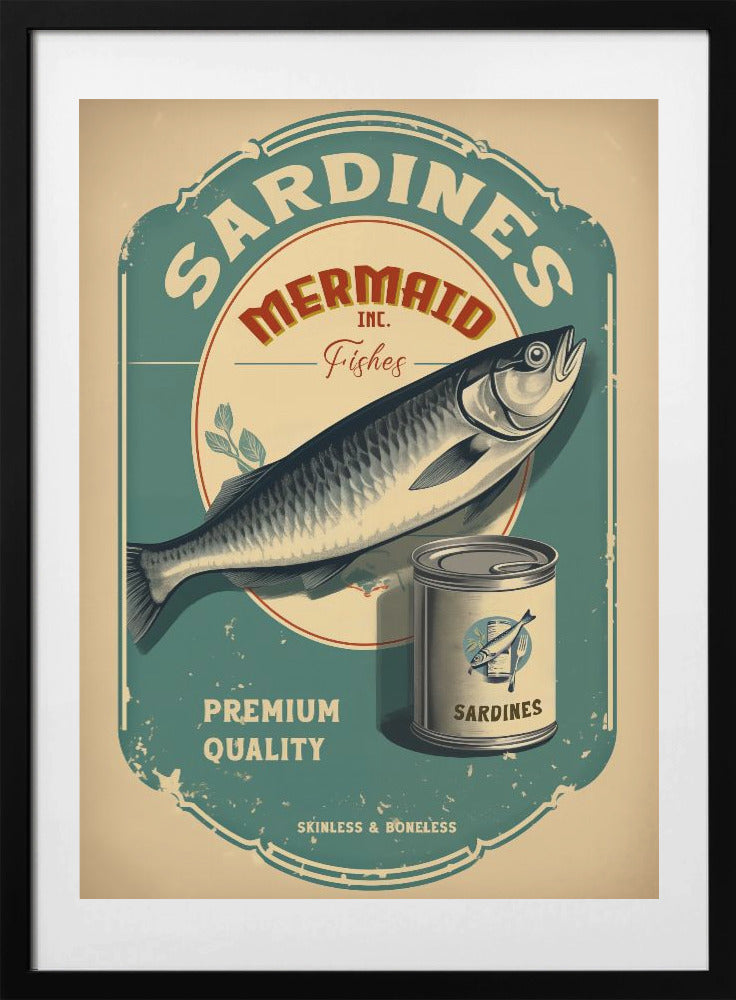 Sardines - Art Print by Andreas Magnusson