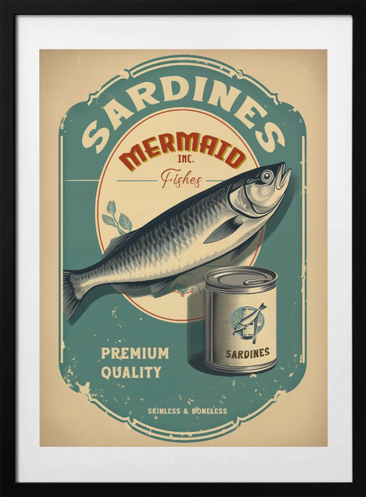 Sardines - Art Print by Andreas Magnusson
