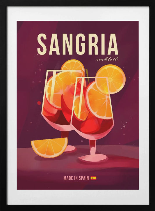 Sangria Cocktail - Art Print by Andreas Magnusson