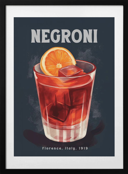 Negroni Florence 2 - Art Print by Andreas Magnusson