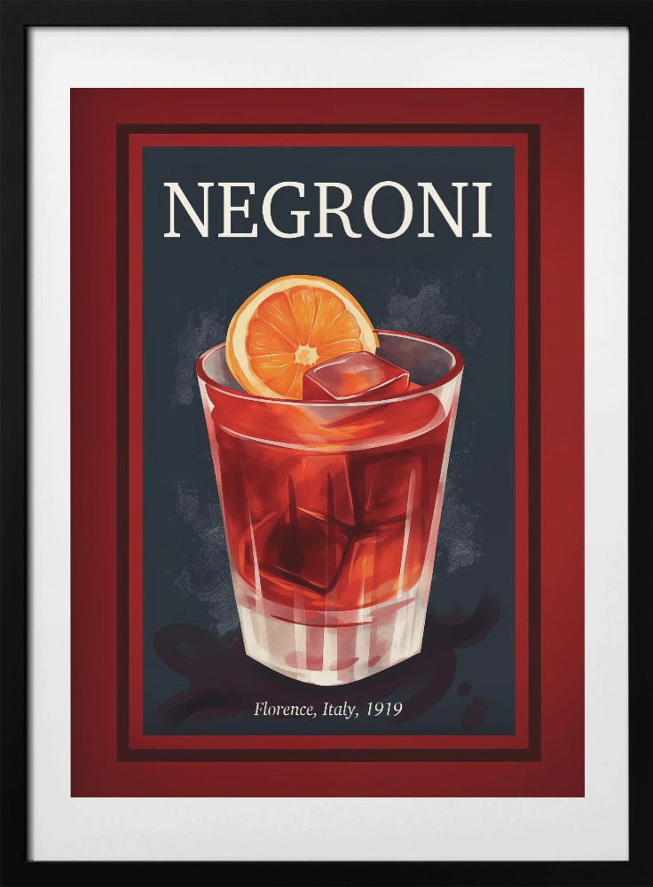 Negroni Florence - Art Print by Andreas Magnusson