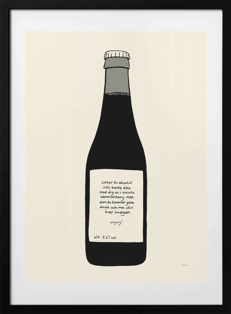 ENJOY - Art Print by Wilma Wenåker