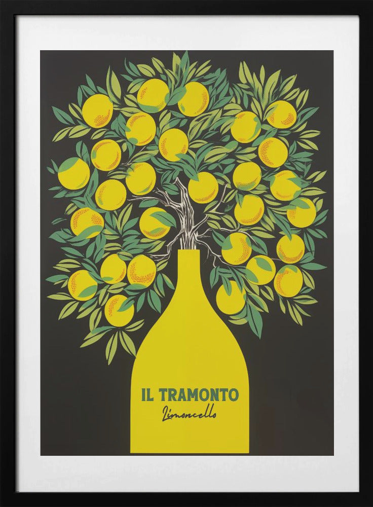 Limoncello Il Tramonto - Art Print by Andreas Magnusson