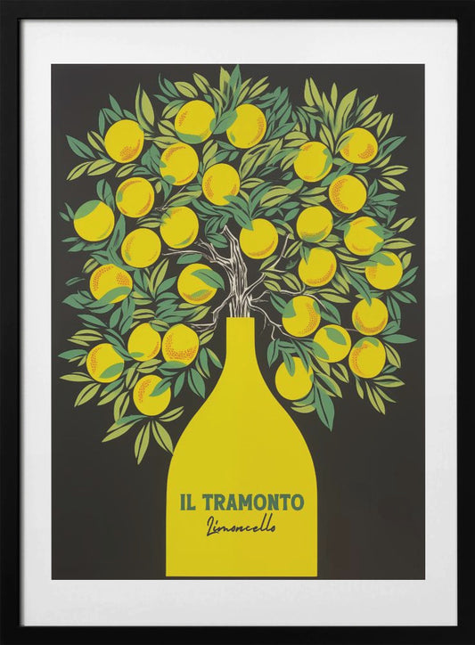 Limoncello Il Tramonto - Art Print by Andreas Magnusson