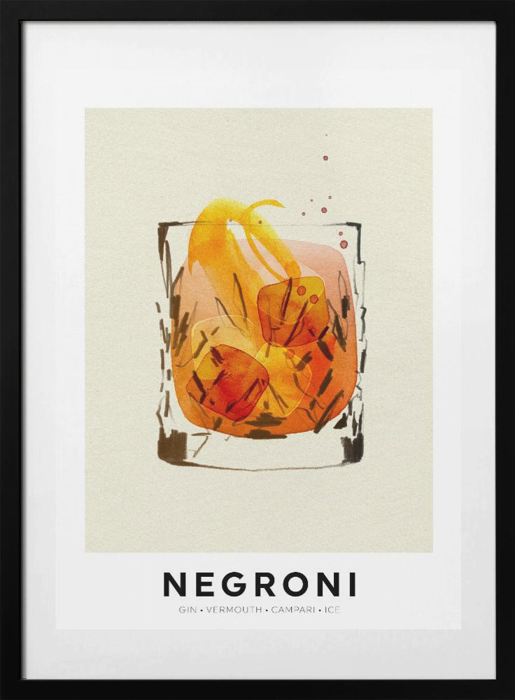 Negroni - Art Print by Ekaterina Koroleva